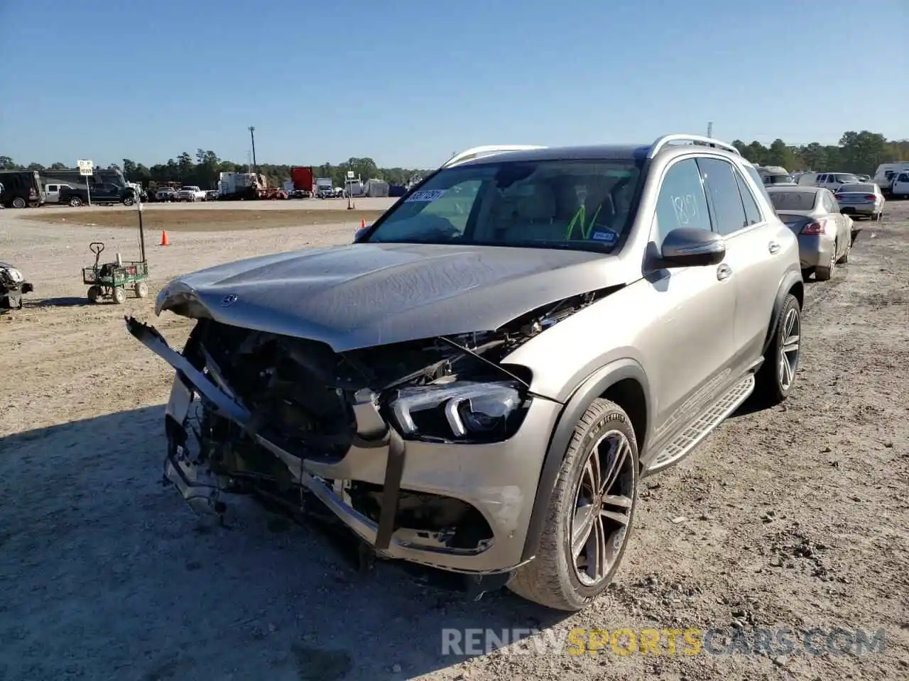 2 Photograph of a damaged car 4JGFB4JB7LA196850 MERCEDES-BENZ GLE-CLASS 2020