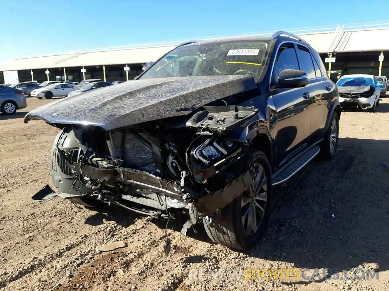 2 Photograph of a damaged car 4JGFB4JB8LA129223 MERCEDES-BENZ GLE-CLASS 2020