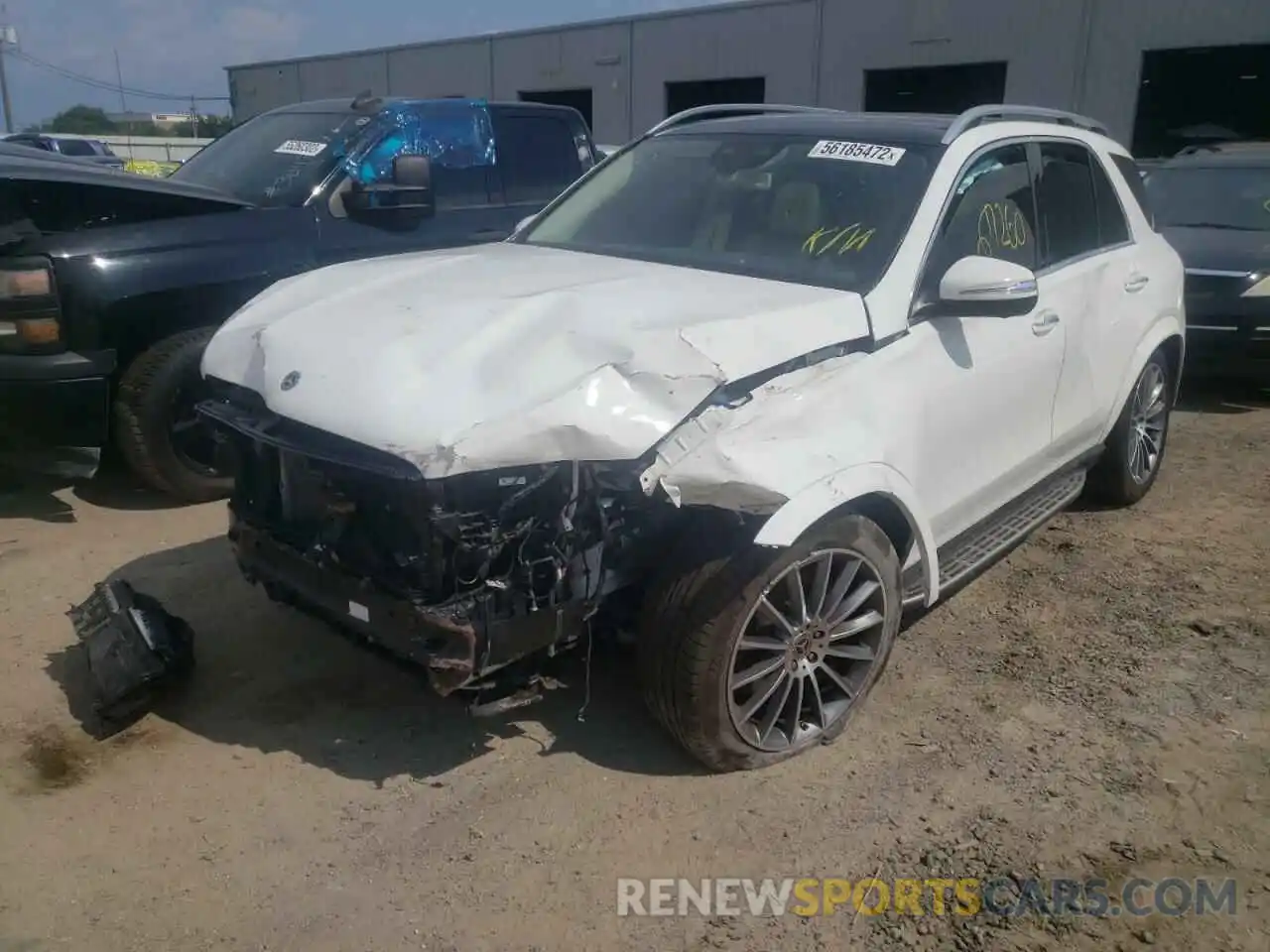 2 Photograph of a damaged car 4JGFB4JB8LA228625 MERCEDES-BENZ GLE-CLASS 2020