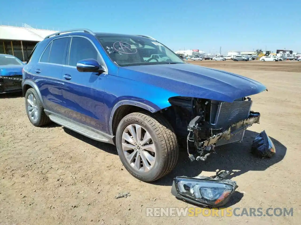 1 Photograph of a damaged car 4JGFB4JBXLA133189 MERCEDES-BENZ GLE-CLASS 2020