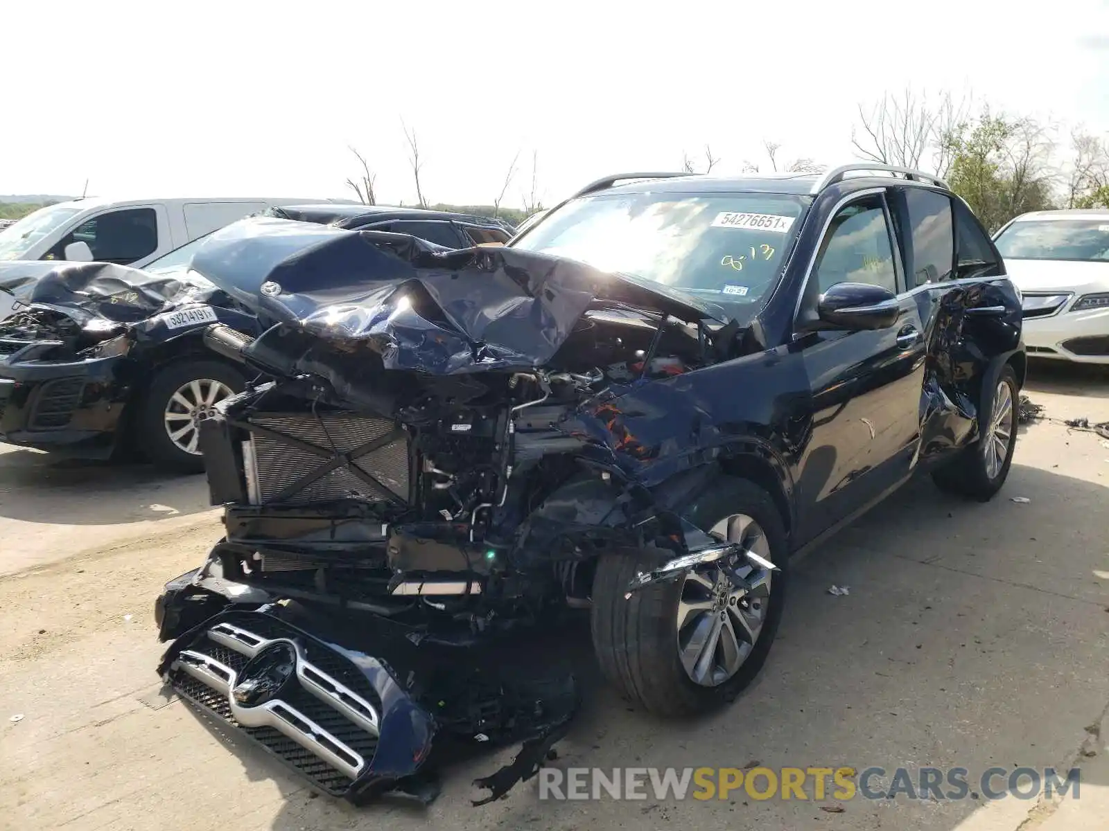 2 Photograph of a damaged car 4JGFB4JBXLA133483 MERCEDES-BENZ GLE-CLASS 2020