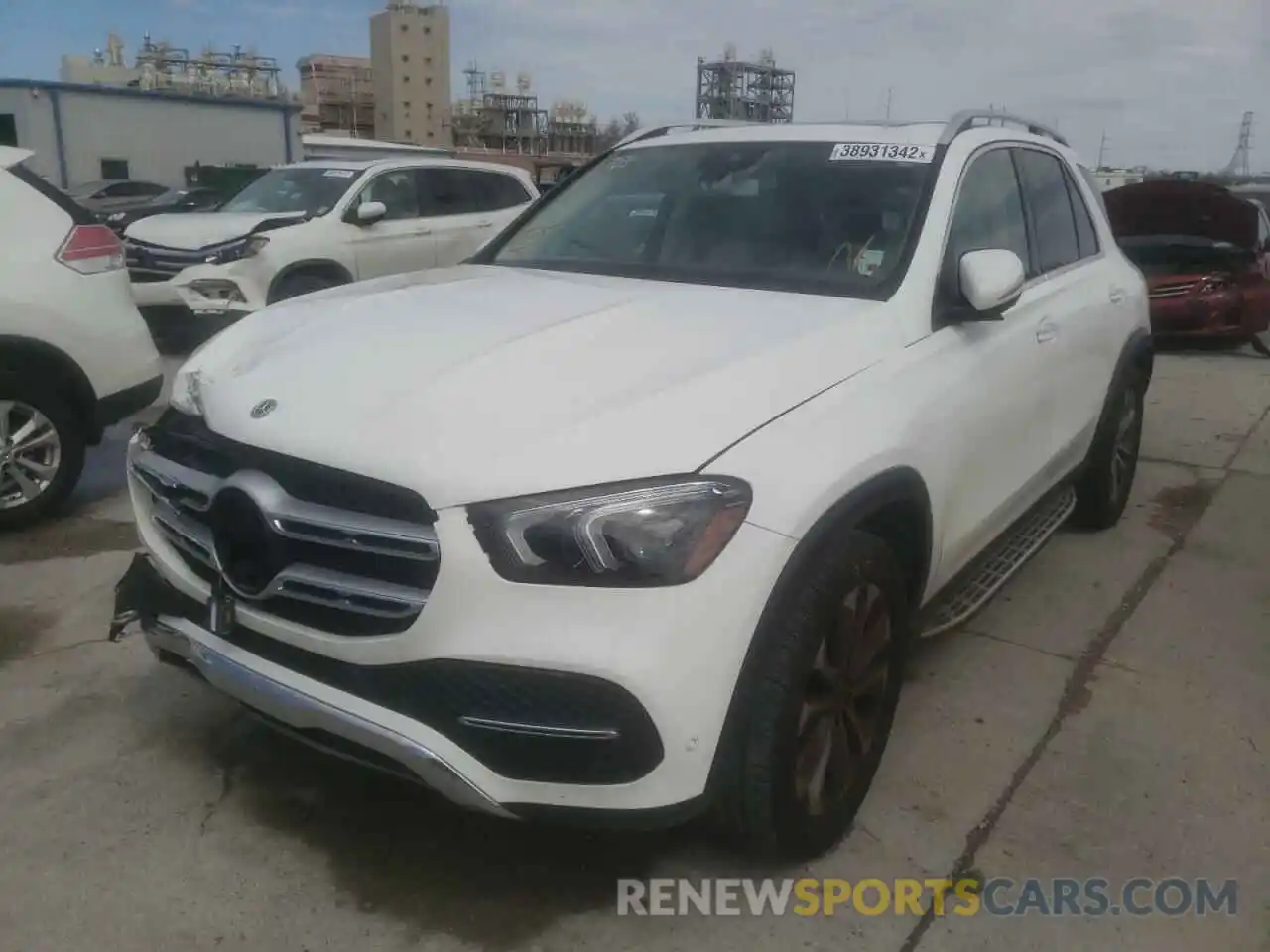 2 Photograph of a damaged car 4JGFB4JE0LA157060 MERCEDES-BENZ GLE-CLASS 2020