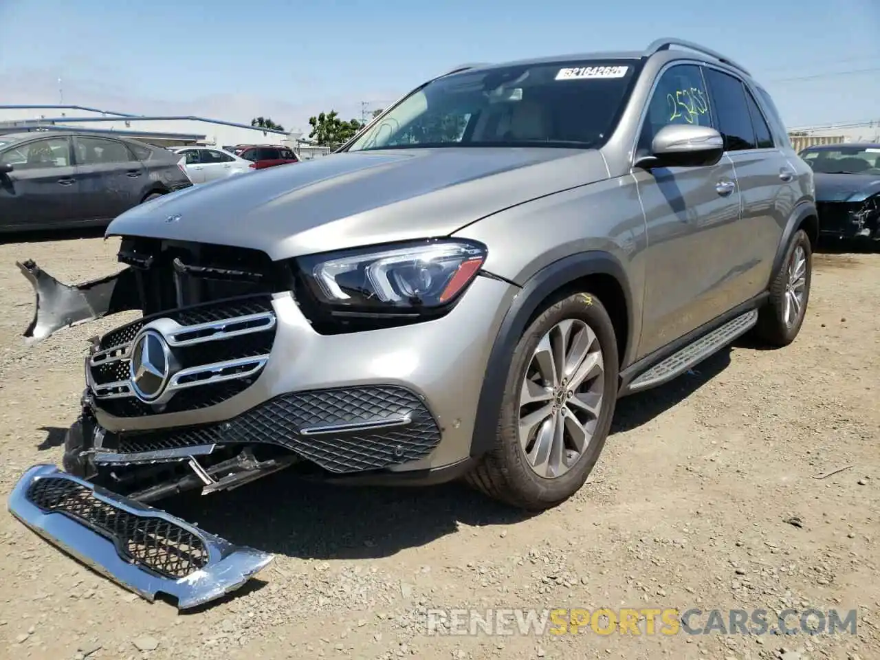 2 Photograph of a damaged car 4JGFB4JE1LA121796 MERCEDES-BENZ GLE-CLASS 2020