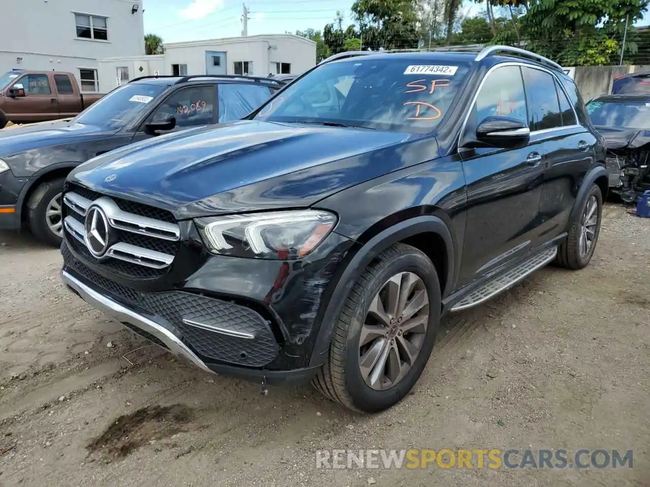 2 Photograph of a damaged car 4JGFB4JE7LA117087 MERCEDES-BENZ GLE-CLASS 2020