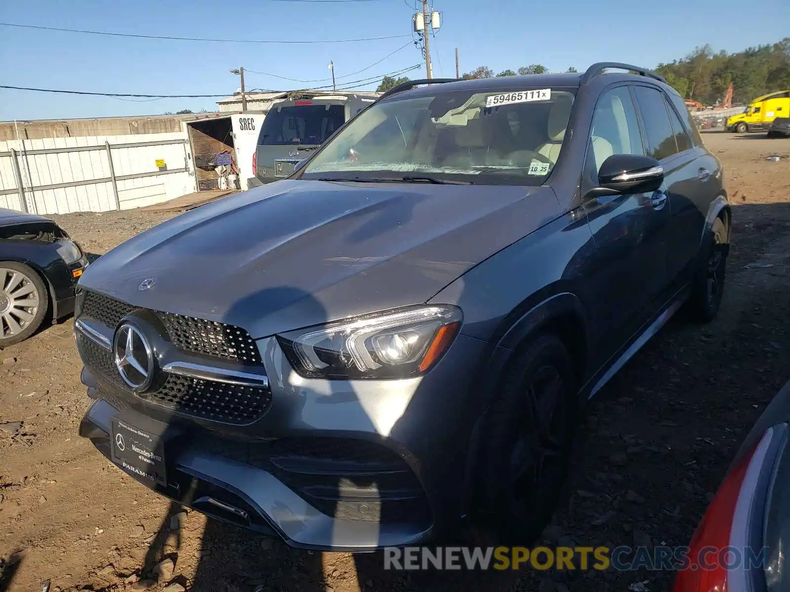 2 Photograph of a damaged car 4JGFB4KB0LA010628 MERCEDES-BENZ GLE-CLASS 2020