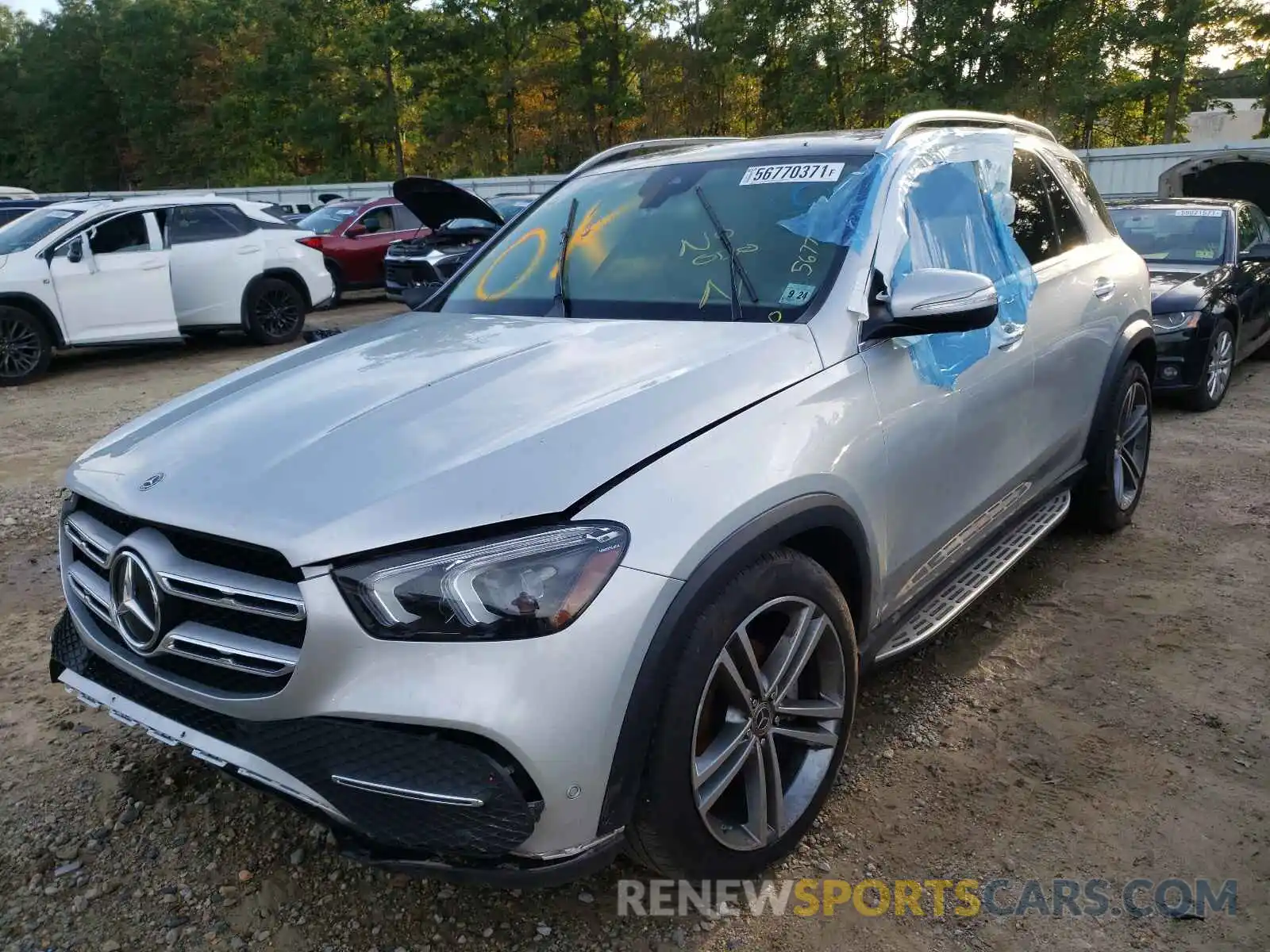 2 Photograph of a damaged car 4JGFB4KB0LA072496 MERCEDES-BENZ GLE-CLASS 2020