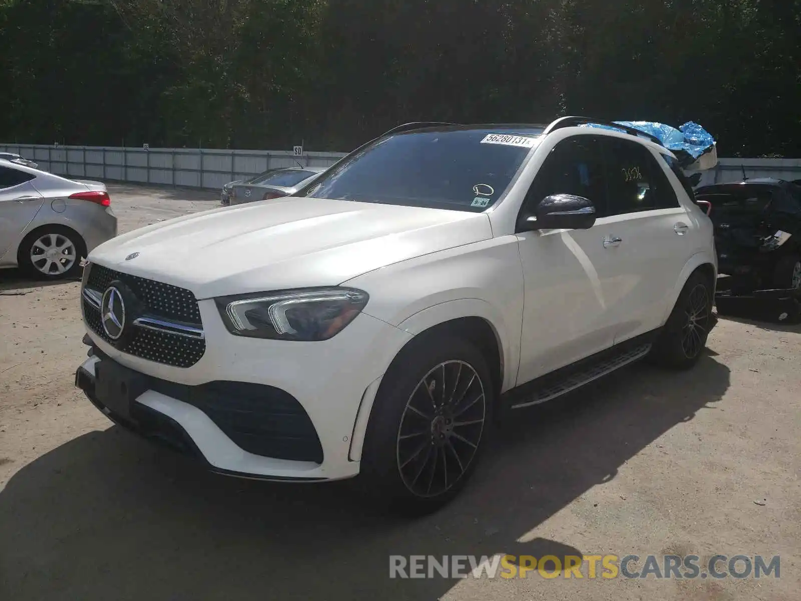 2 Photograph of a damaged car 4JGFB4KB0LA095597 MERCEDES-BENZ GLE-CLASS 2020