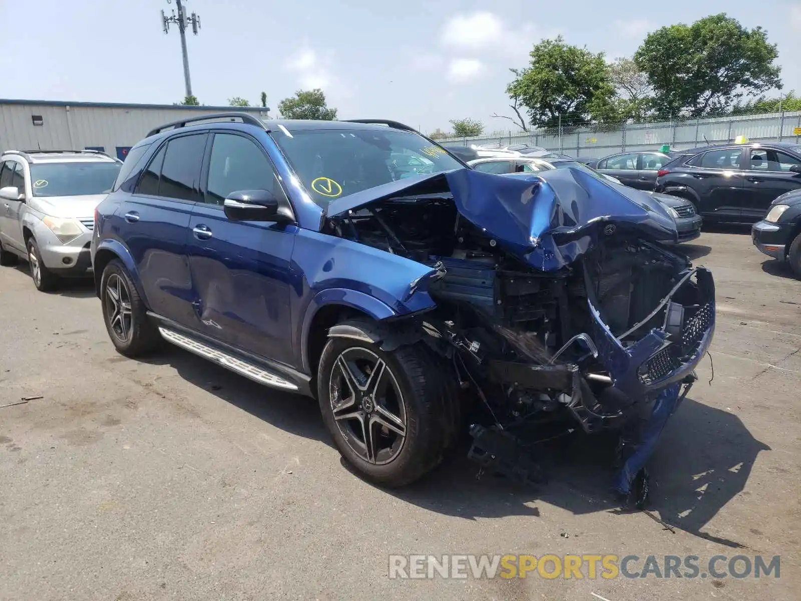 1 Photograph of a damaged car 4JGFB4KB0LA158651 MERCEDES-BENZ GLE-CLASS 2020