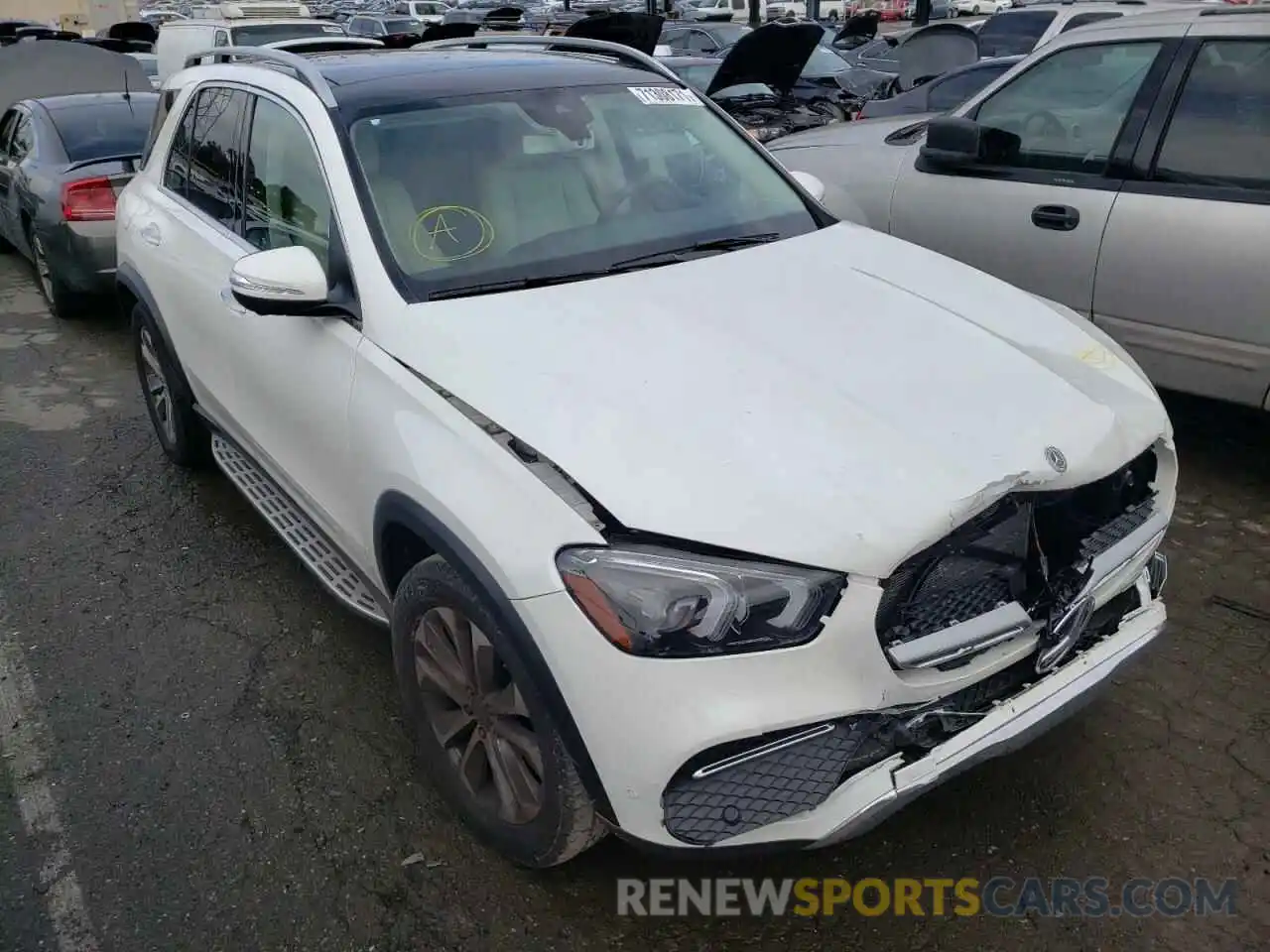 1 Photograph of a damaged car 4JGFB4KB0LA295377 MERCEDES-BENZ GLE-CLASS 2020