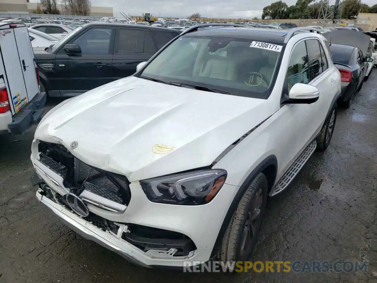 2 Photograph of a damaged car 4JGFB4KB0LA295377 MERCEDES-BENZ GLE-CLASS 2020