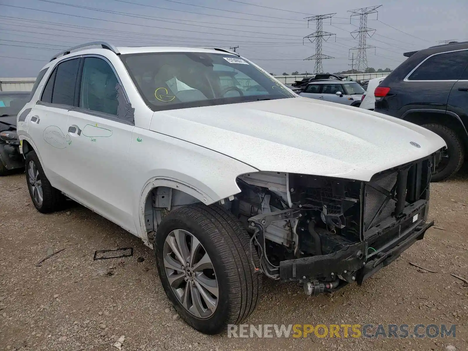 1 Photograph of a damaged car 4JGFB4KB1LA053360 MERCEDES-BENZ GLE-CLASS 2020