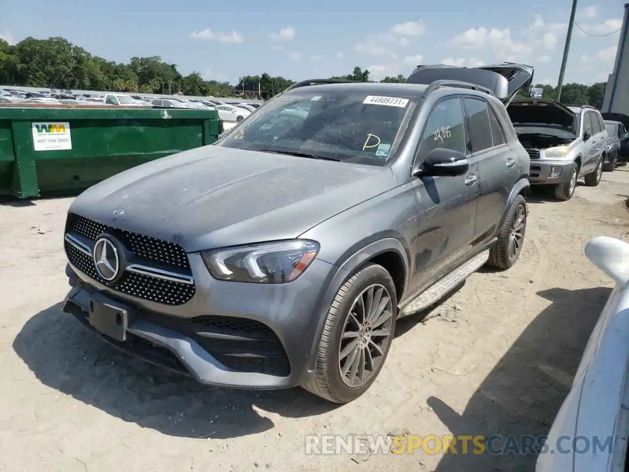 2 Photograph of a damaged car 4JGFB4KB1LA101231 MERCEDES-BENZ GLE-CLASS 2020