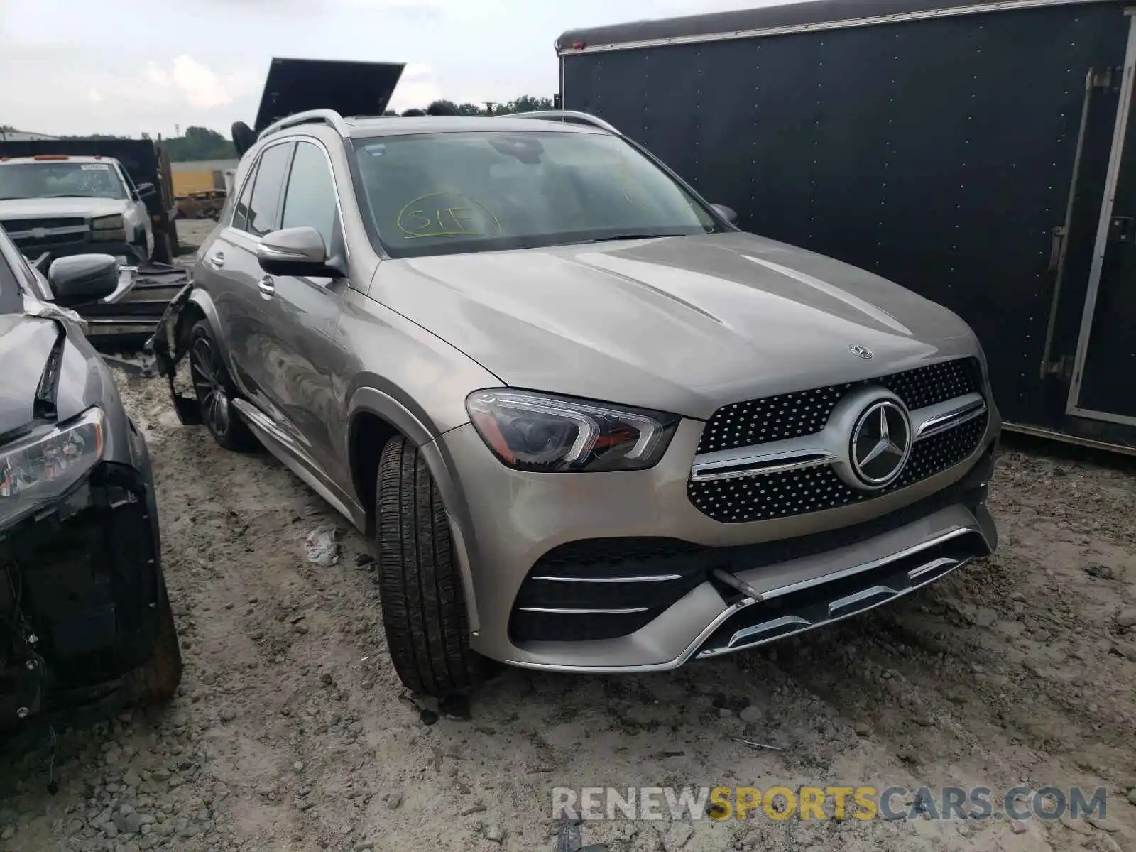 1 Photograph of a damaged car 4JGFB4KB1LA153779 MERCEDES-BENZ GLE-CLASS 2020