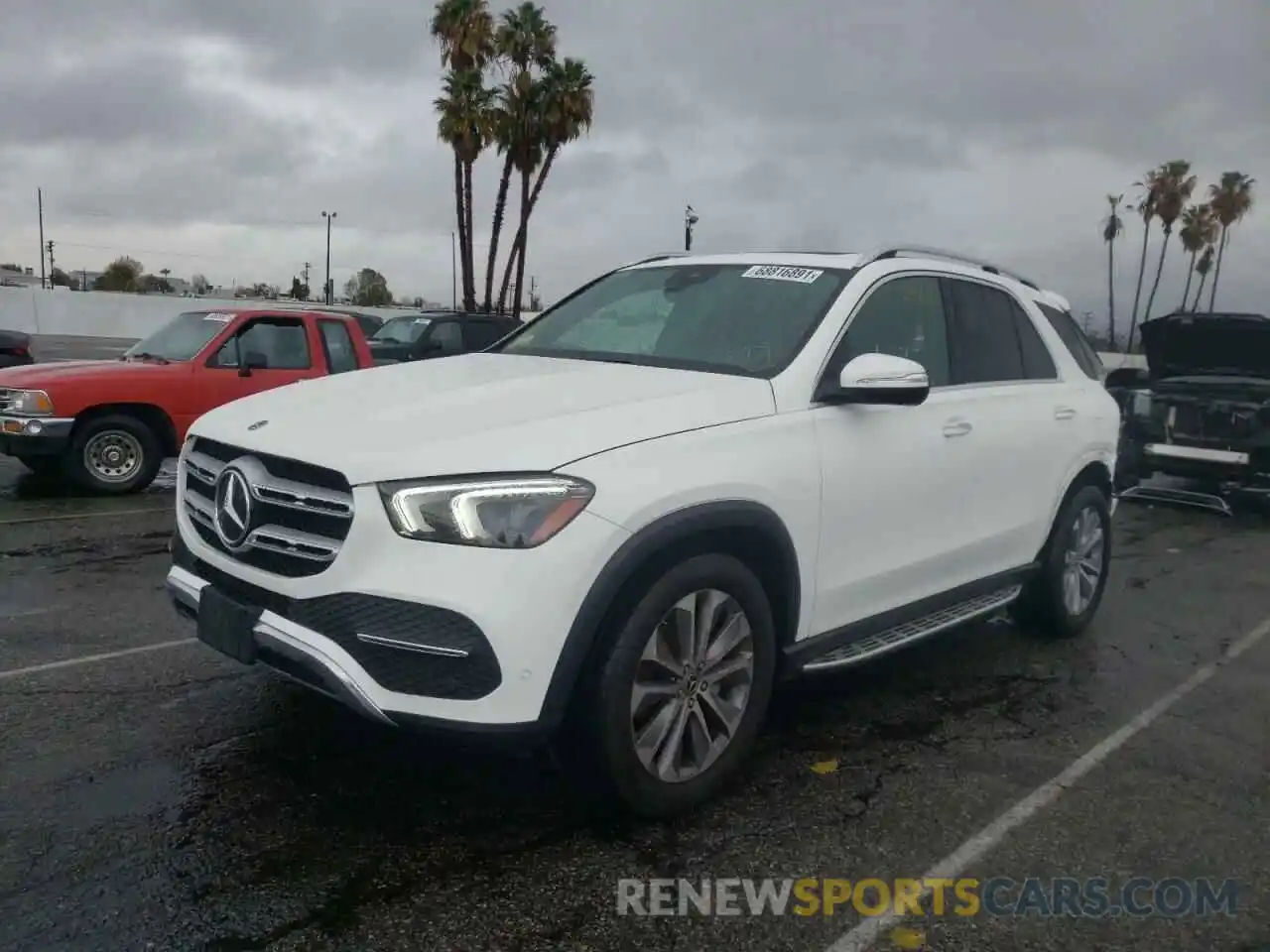 2 Photograph of a damaged car 4JGFB4KB1LA162627 MERCEDES-BENZ GLE-CLASS 2020