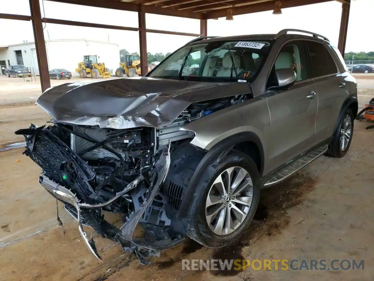 2 Photograph of a damaged car 4JGFB4KB1LA192002 MERCEDES-BENZ GLE-CLASS 2020