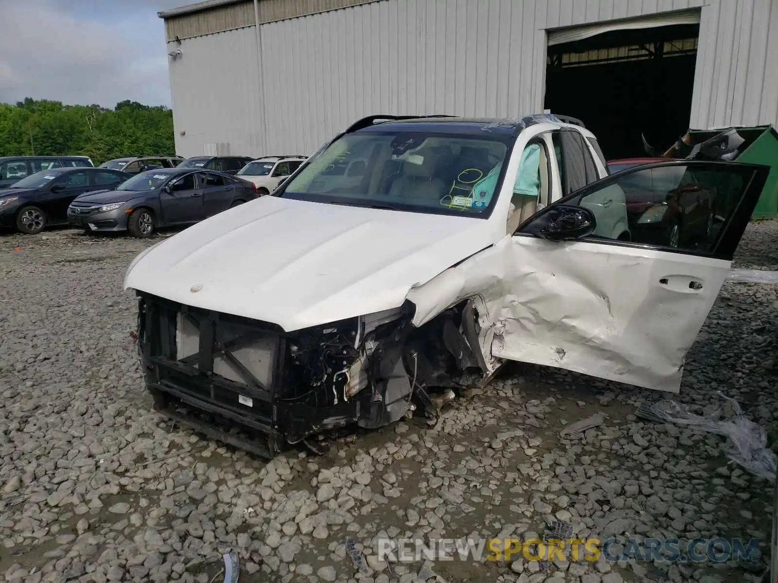 2 Photograph of a damaged car 4JGFB4KB1LA214385 MERCEDES-BENZ GLE-CLASS 2020