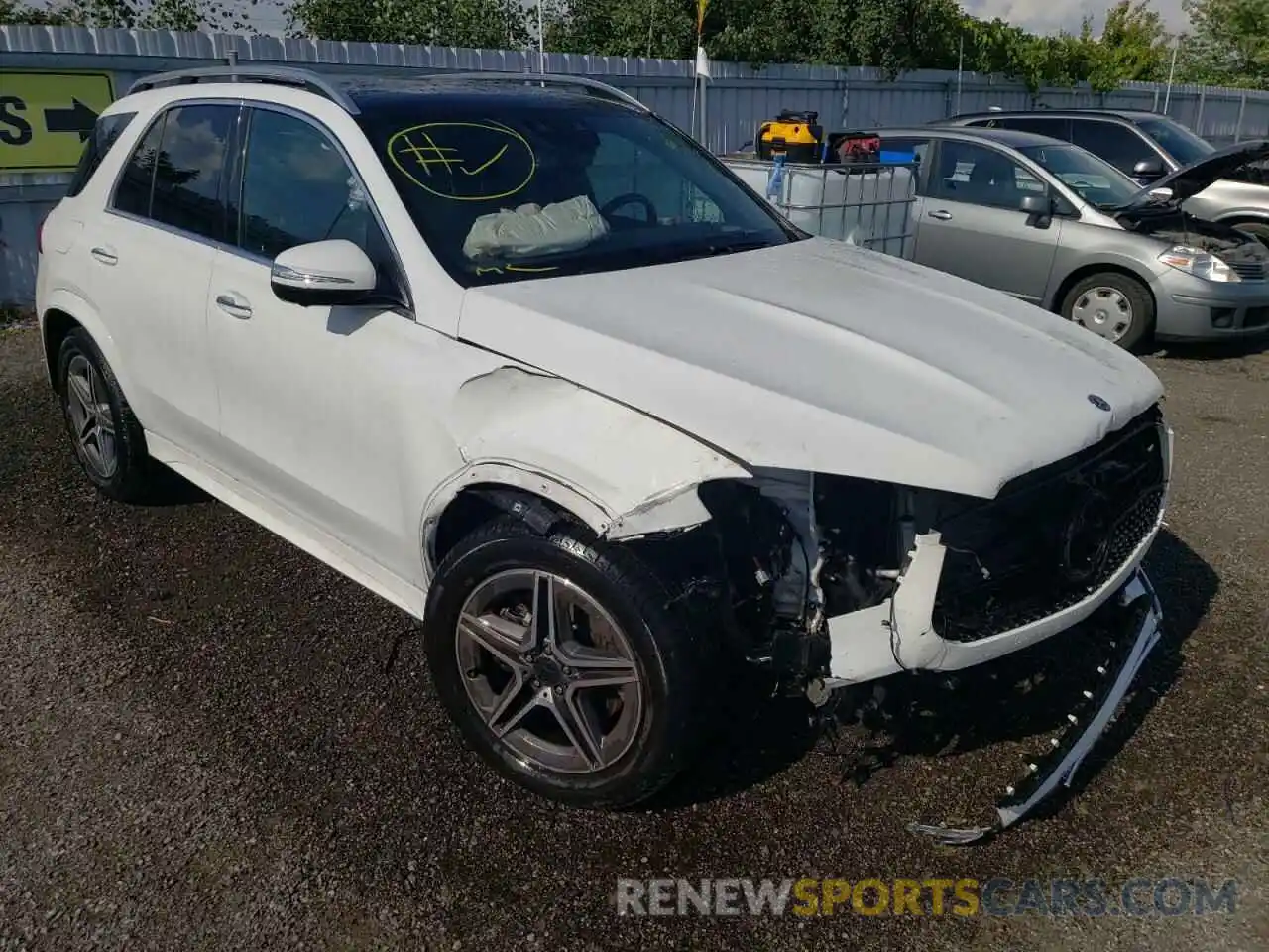 1 Photograph of a damaged car 4JGFB4KB1LA290883 MERCEDES-BENZ GLE-CLASS 2020