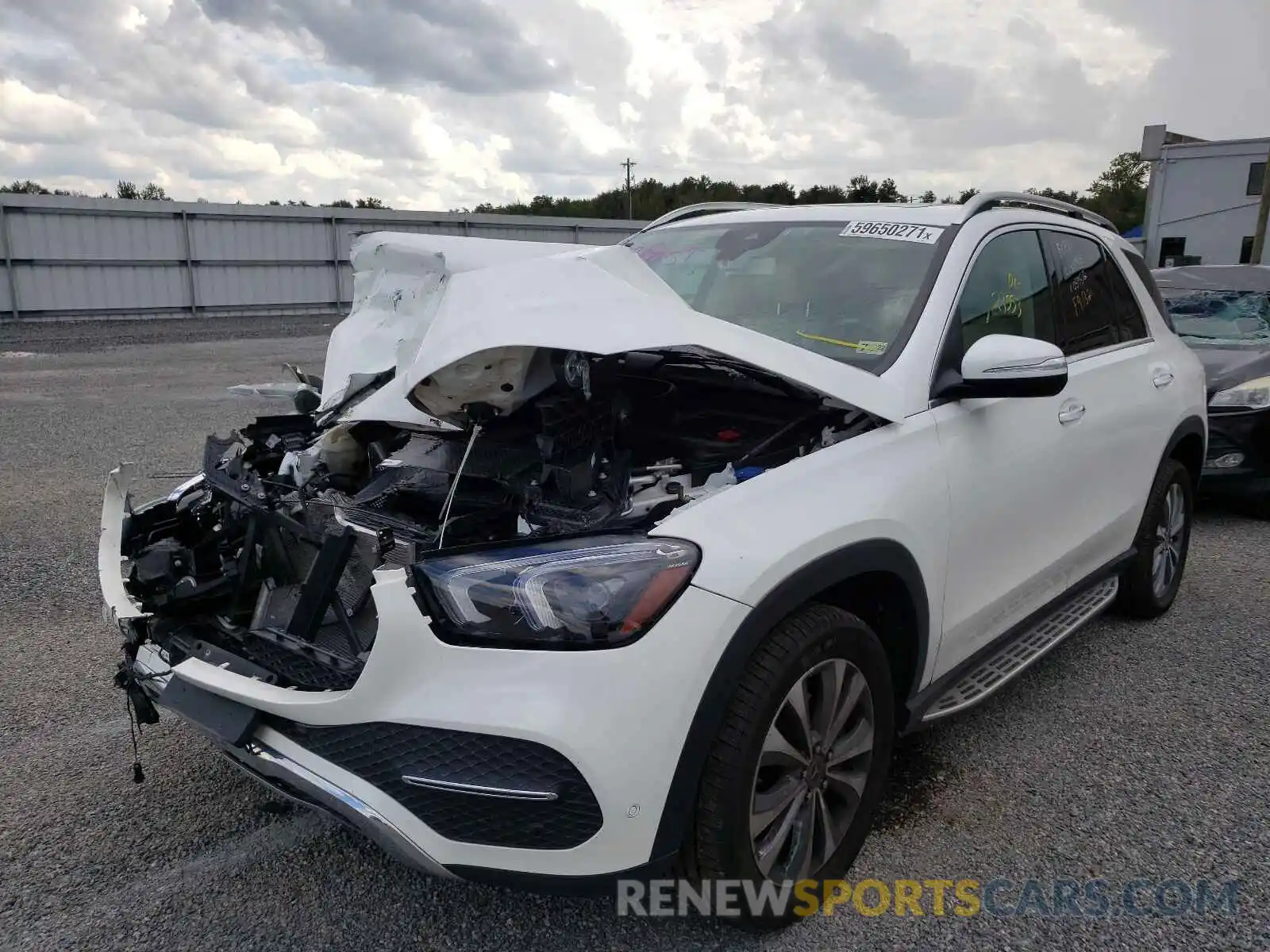 2 Photograph of a damaged car 4JGFB4KB2LA059572 MERCEDES-BENZ GLE-CLASS 2020