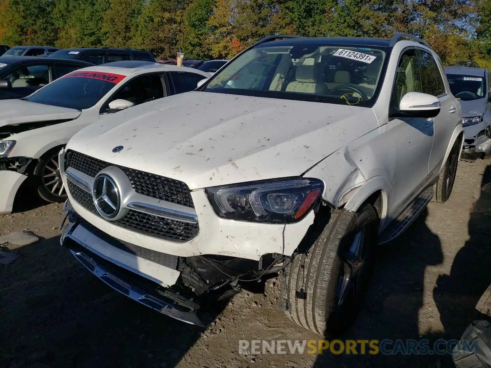 2 Photograph of a damaged car 4JGFB4KB2LA075304 MERCEDES-BENZ GLE-CLASS 2020