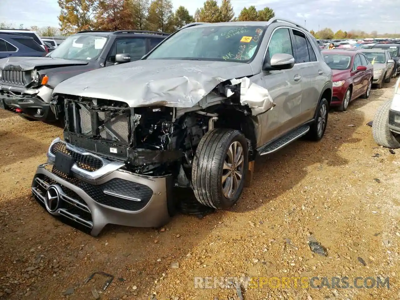 2 Photograph of a damaged car 4JGFB4KB3LA070161 MERCEDES-BENZ GLE-CLASS 2020