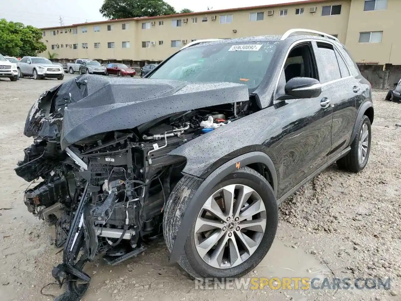 2 Photograph of a damaged car 4JGFB4KB3LA190803 MERCEDES-BENZ GLE-CLASS 2020