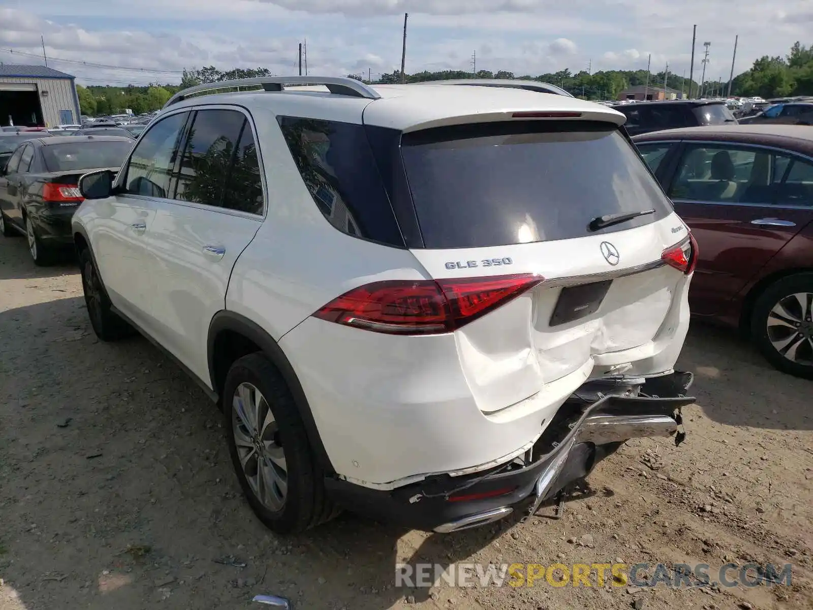 3 Photograph of a damaged car 4JGFB4KB4LA052302 MERCEDES-BENZ GLE-CLASS 2020