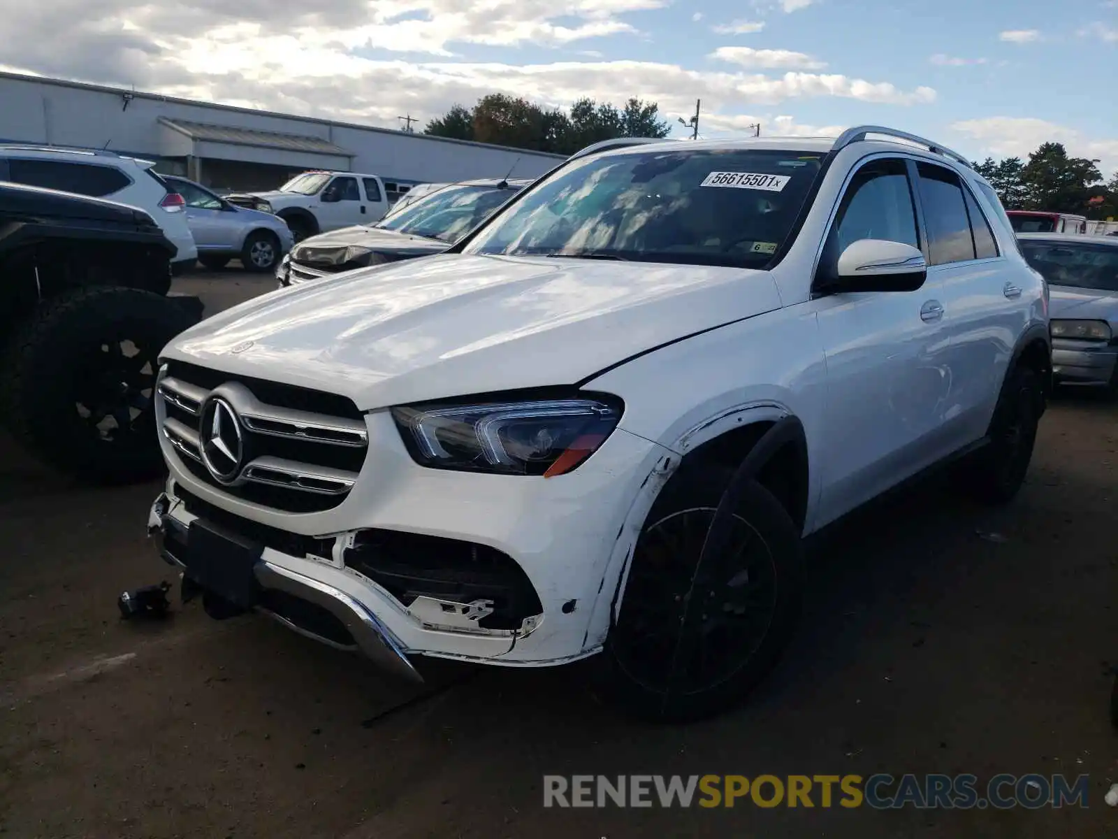 2 Photograph of a damaged car 4JGFB4KB4LA053076 MERCEDES-BENZ GLE-CLASS 2020