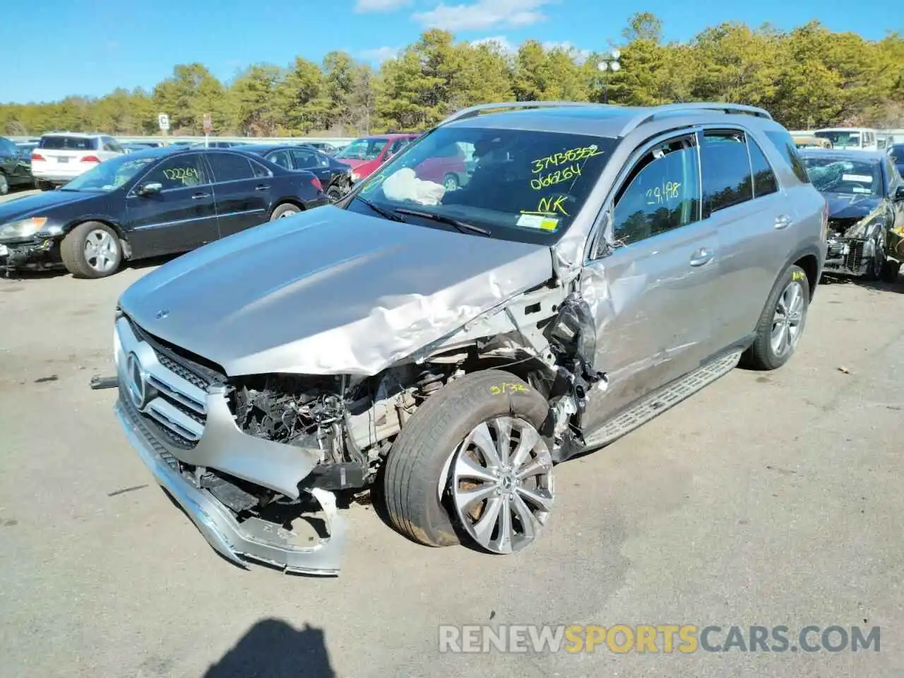 2 Photograph of a damaged car 4JGFB4KB4LA066264 MERCEDES-BENZ GLE-CLASS 2020