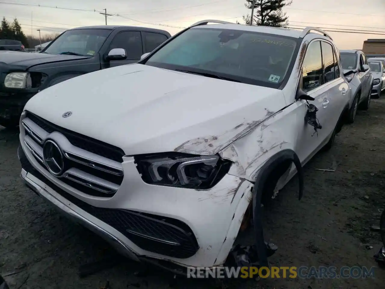 2 Photograph of a damaged car 4JGFB4KB6LA042239 MERCEDES-BENZ GLE-CLASS 2020