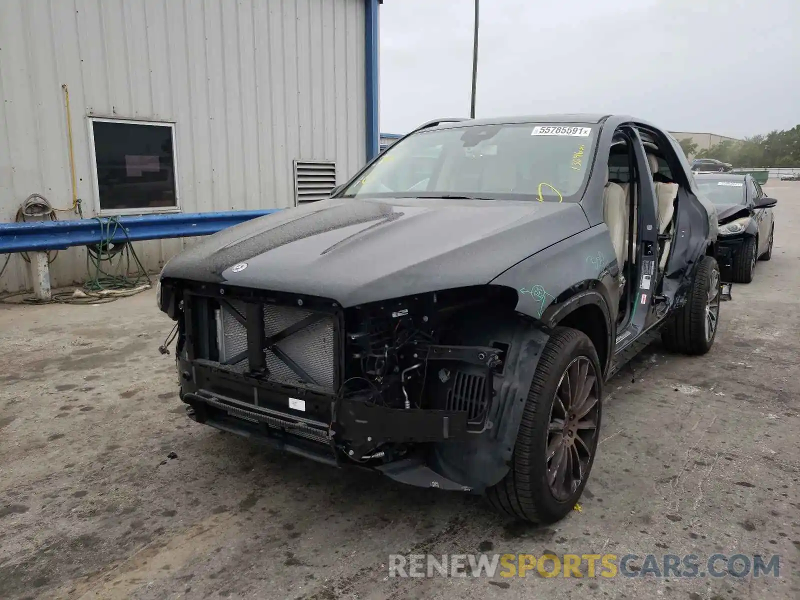 2 Photograph of a damaged car 4JGFB4KB6LA150263 MERCEDES-BENZ GLE-CLASS 2020