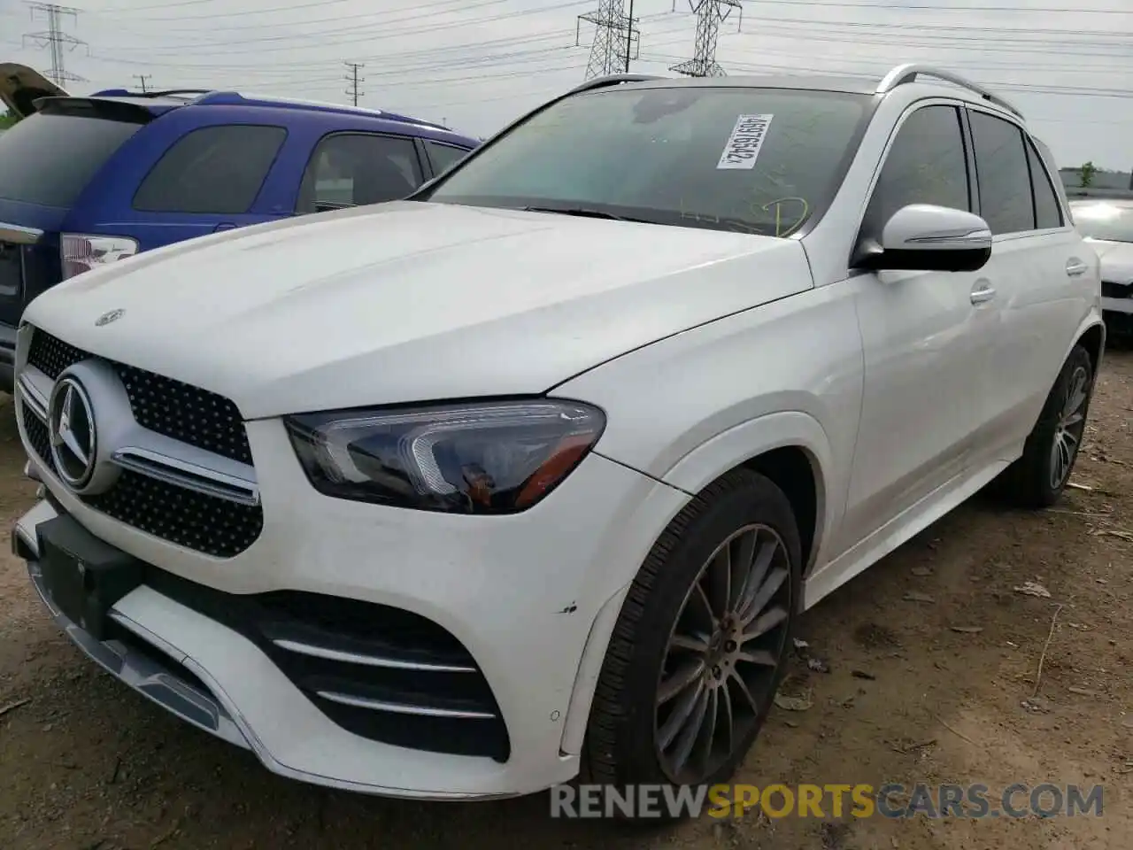 2 Photograph of a damaged car 4JGFB4KB6LA181030 MERCEDES-BENZ GLE-CLASS 2020