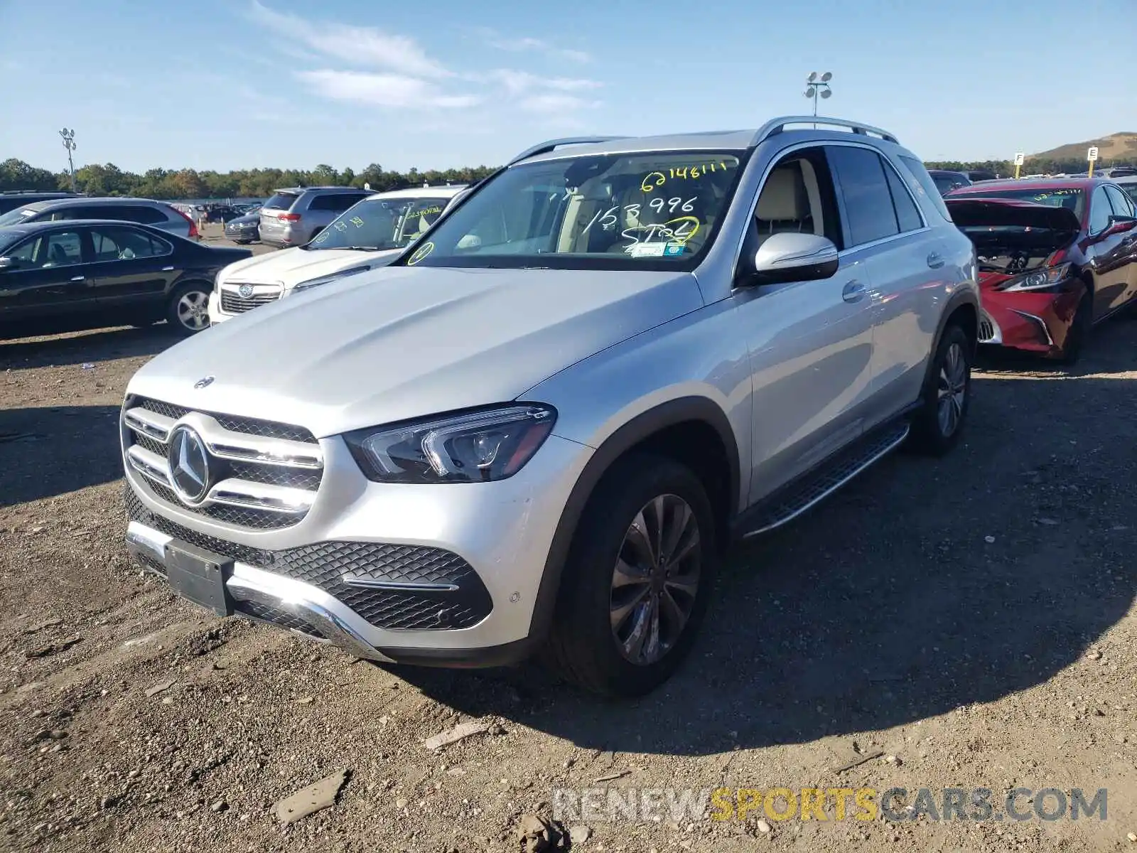 2 Photograph of a damaged car 4JGFB4KB7LA034148 MERCEDES-BENZ GLE-CLASS 2020