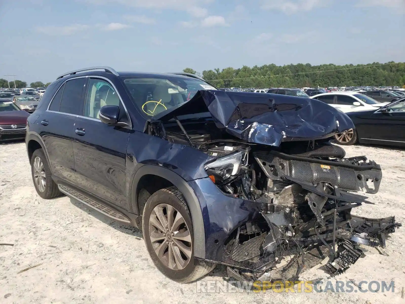 1 Photograph of a damaged car 4JGFB4KB7LA166830 MERCEDES-BENZ GLE-CLASS 2020