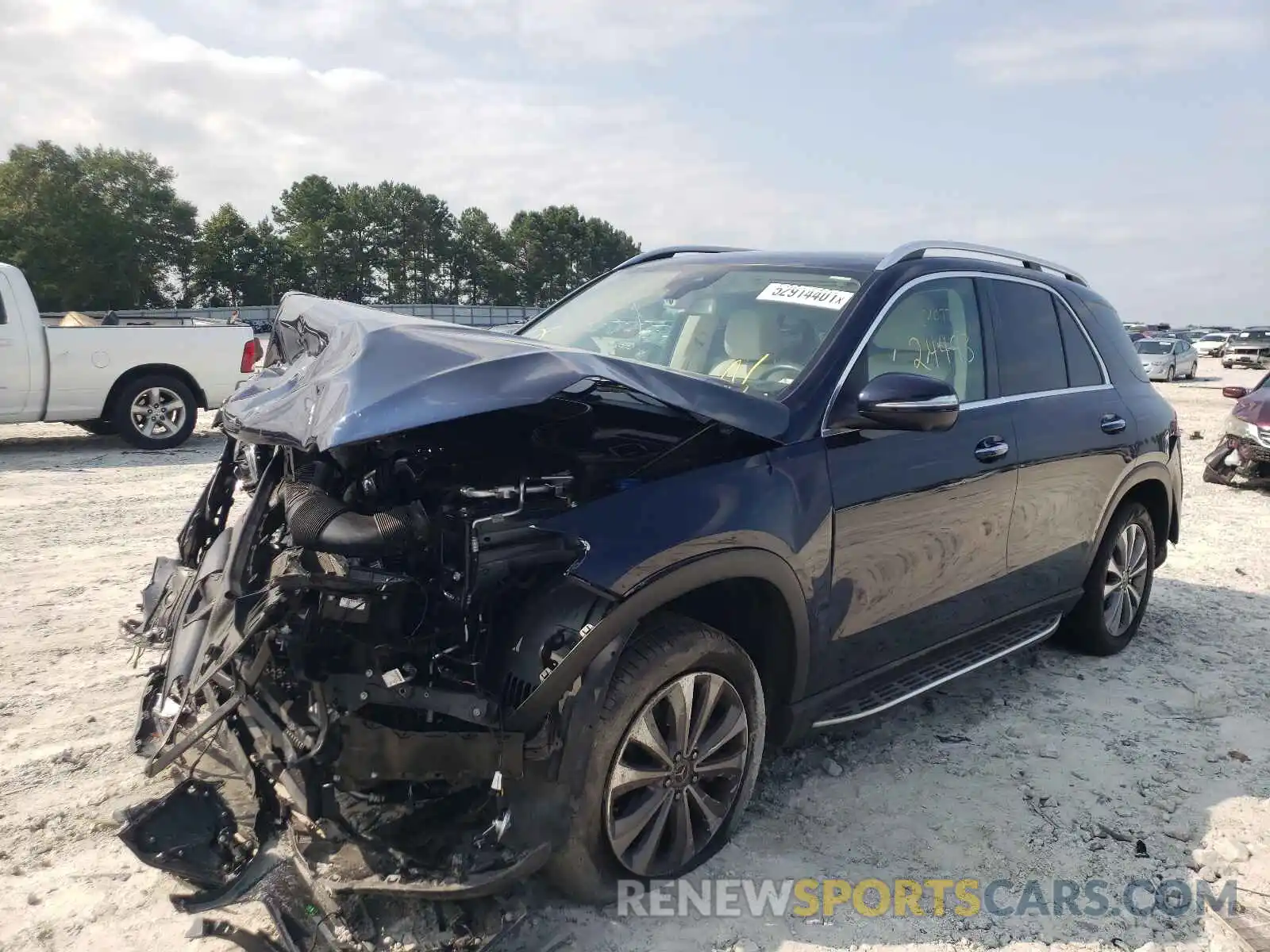 2 Photograph of a damaged car 4JGFB4KB7LA166830 MERCEDES-BENZ GLE-CLASS 2020