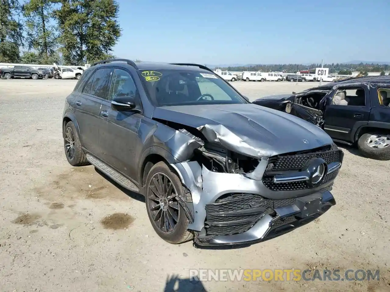 1 Photograph of a damaged car 4JGFB4KB7LA217517 MERCEDES-BENZ GLE-CLASS 2020