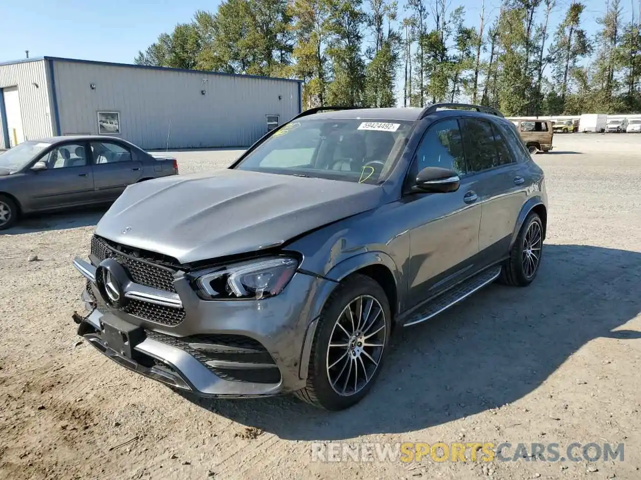 2 Photograph of a damaged car 4JGFB4KB7LA217517 MERCEDES-BENZ GLE-CLASS 2020