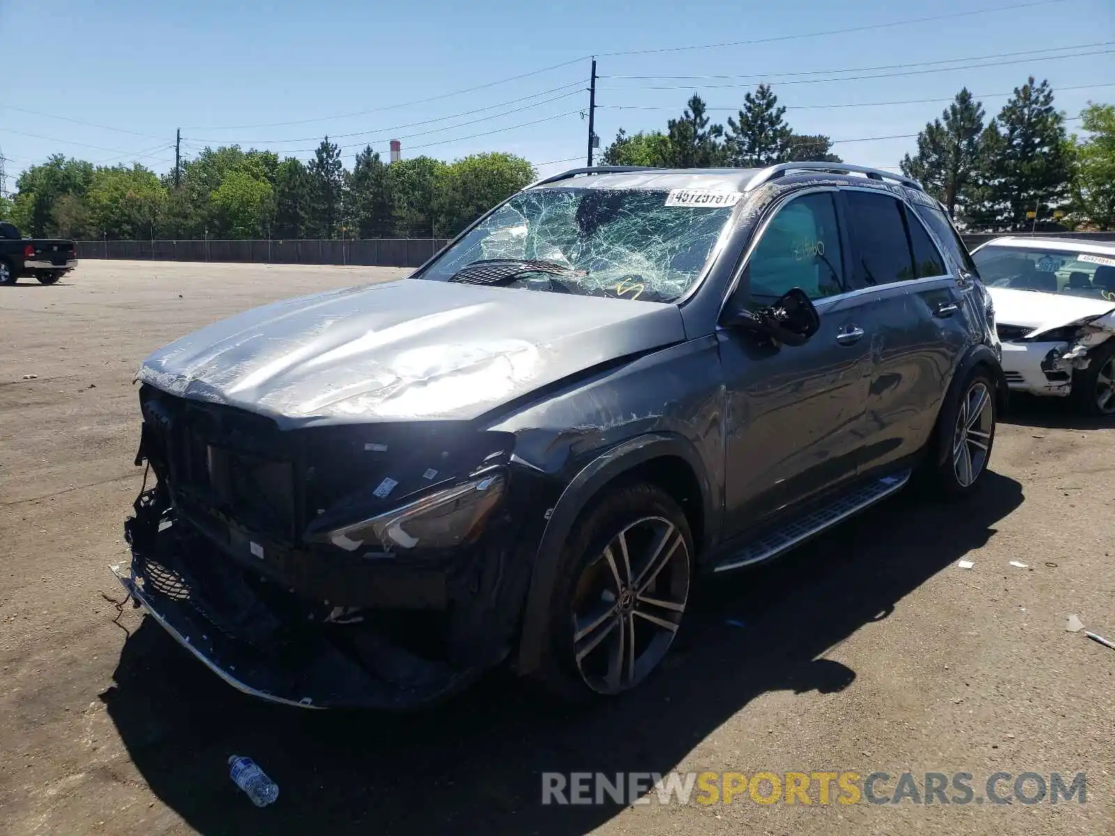 2 Photograph of a damaged car 4JGFB4KB8LA031355 MERCEDES-BENZ GLE-CLASS 2020