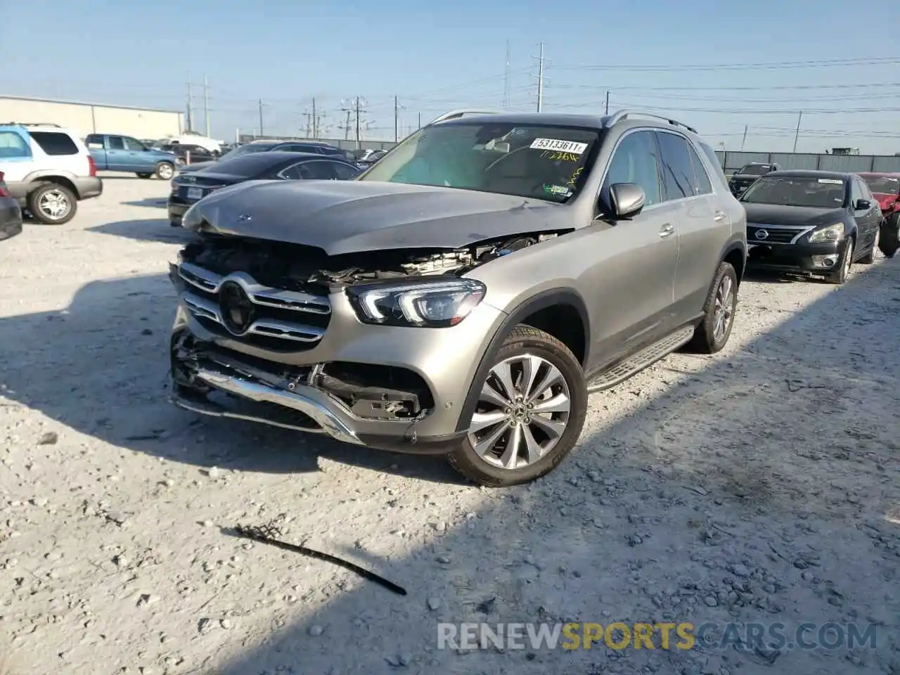 2 Photograph of a damaged car 4JGFB4KB8LA053663 MERCEDES-BENZ GLE-CLASS 2020