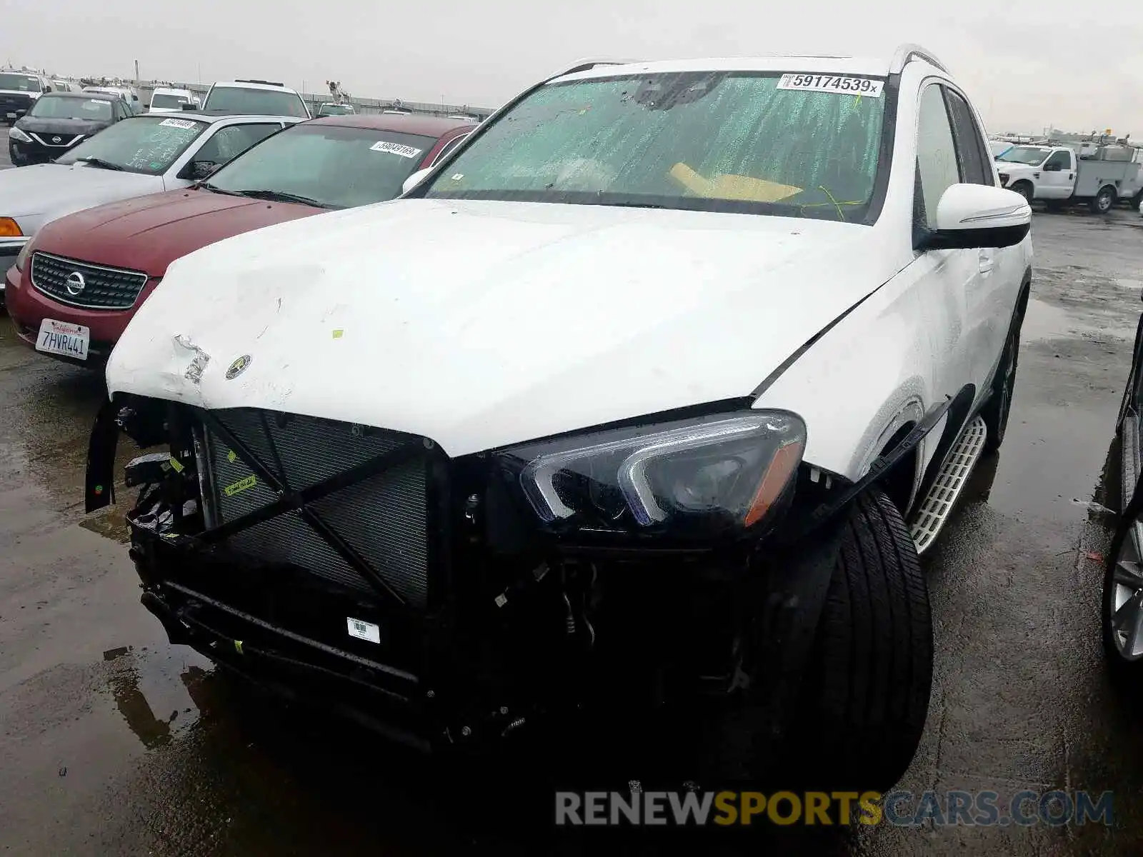 2 Photograph of a damaged car 4JGFB4KB8LA054490 MERCEDES-BENZ GLE-CLASS 2020