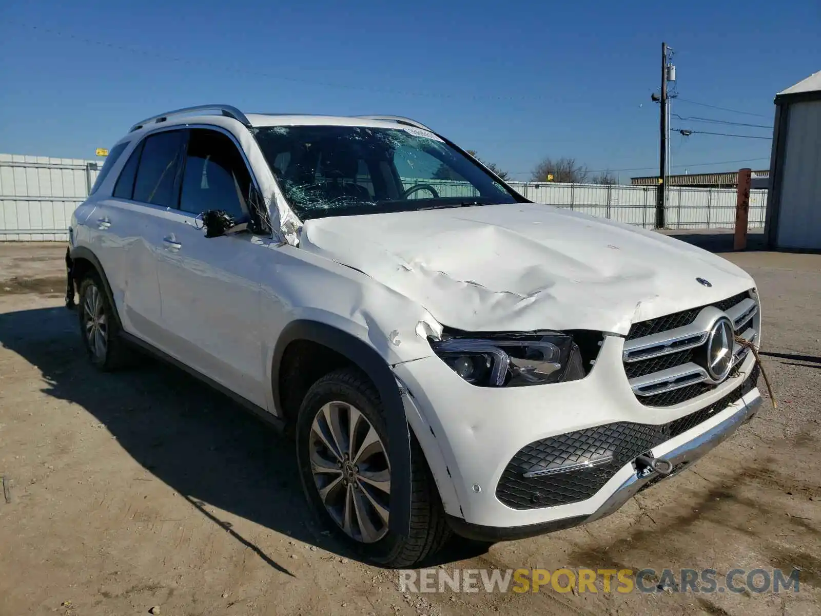 1 Photograph of a damaged car 4JGFB4KB8LA171647 MERCEDES-BENZ GLE-CLASS 2020