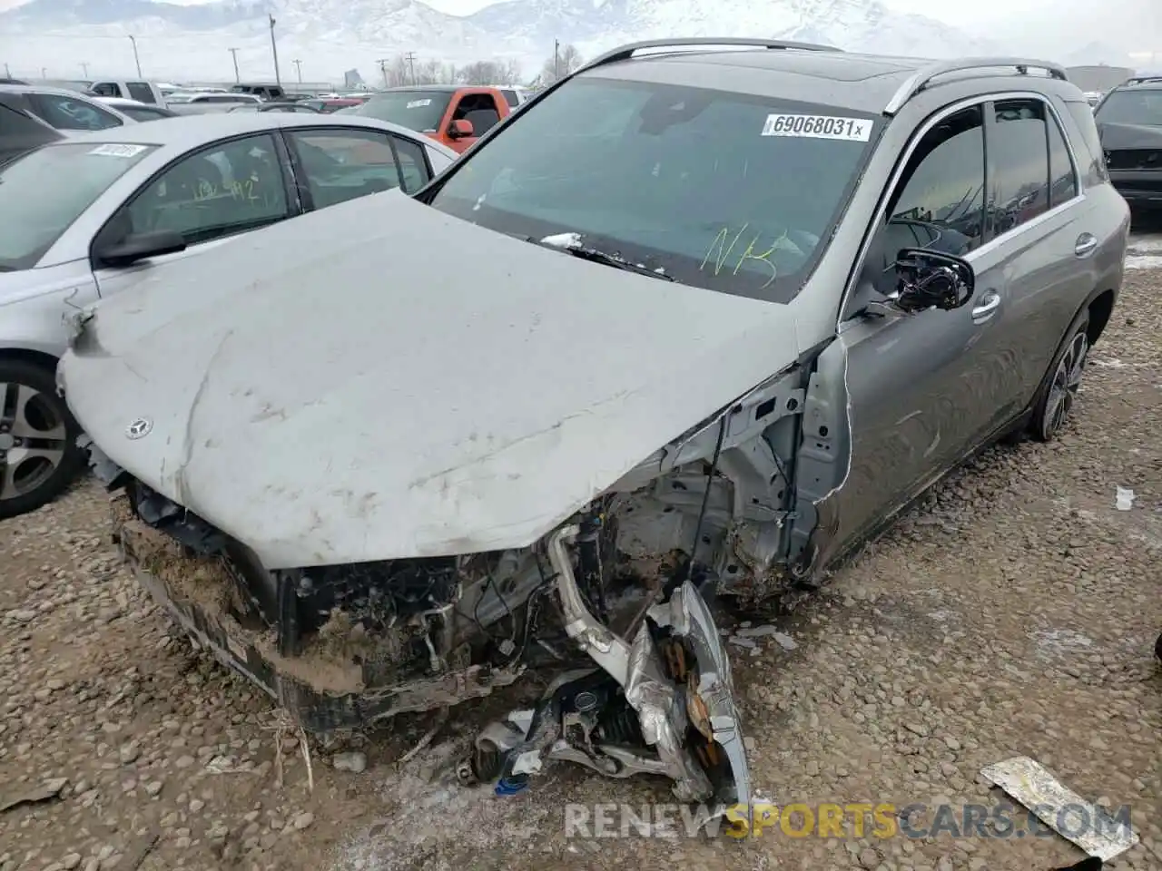 2 Photograph of a damaged car 4JGFB4KB8LA218868 MERCEDES-BENZ GLE-CLASS 2020