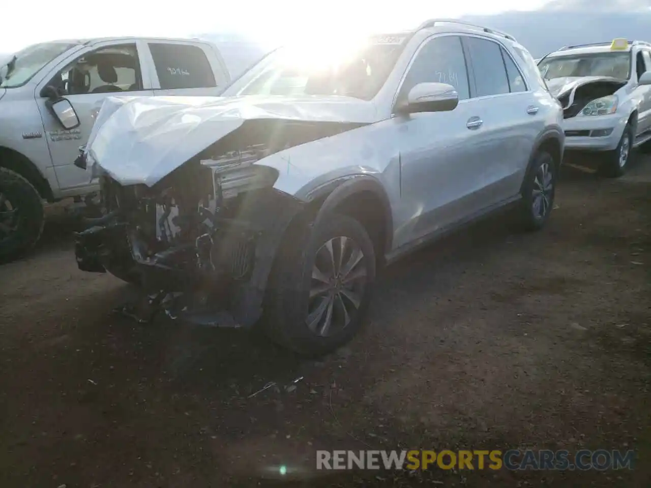 2 Photograph of a damaged car 4JGFB4KB8LA288936 MERCEDES-BENZ GLE-CLASS 2020