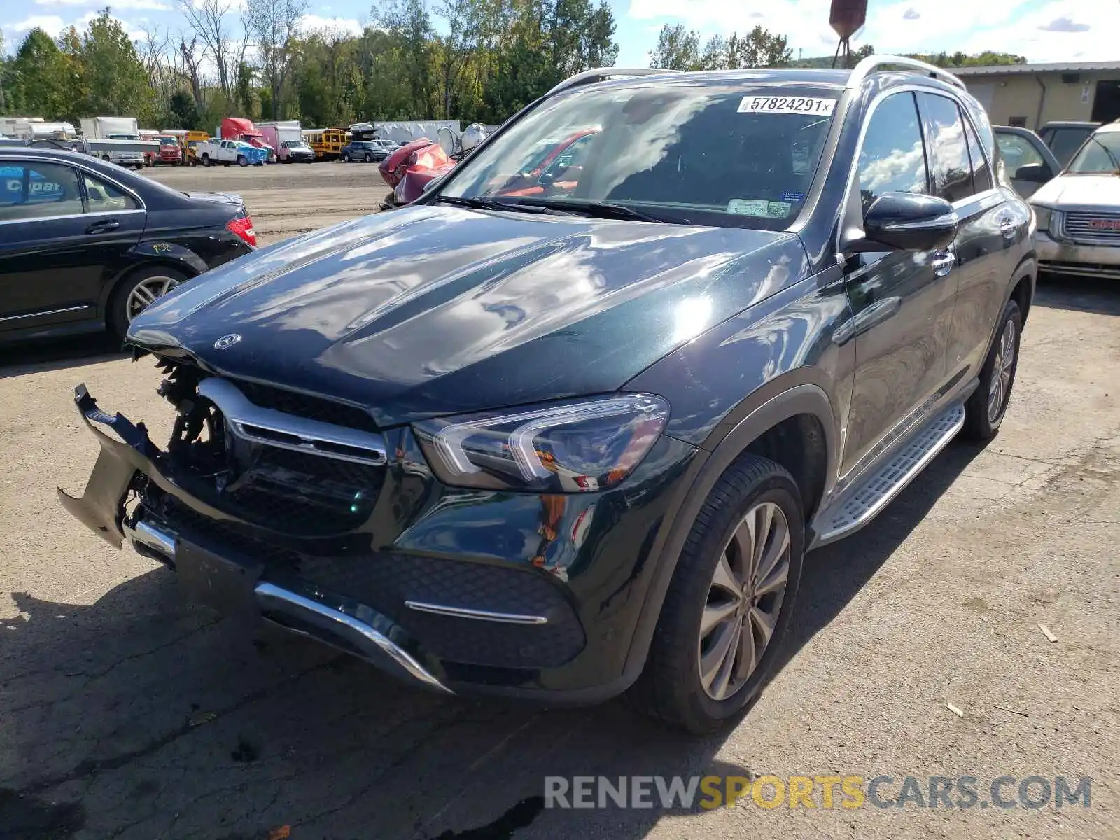 2 Photograph of a damaged car 4JGFB4KB9LA044339 MERCEDES-BENZ GLE-CLASS 2020