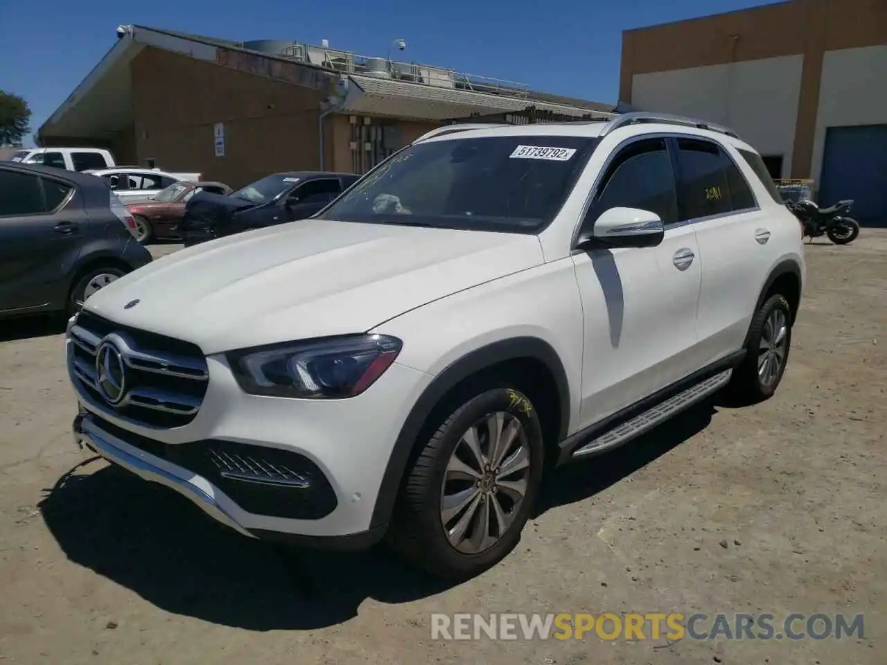 2 Photograph of a damaged car 4JGFB4KB9LA045846 MERCEDES-BENZ GLE-CLASS 2020