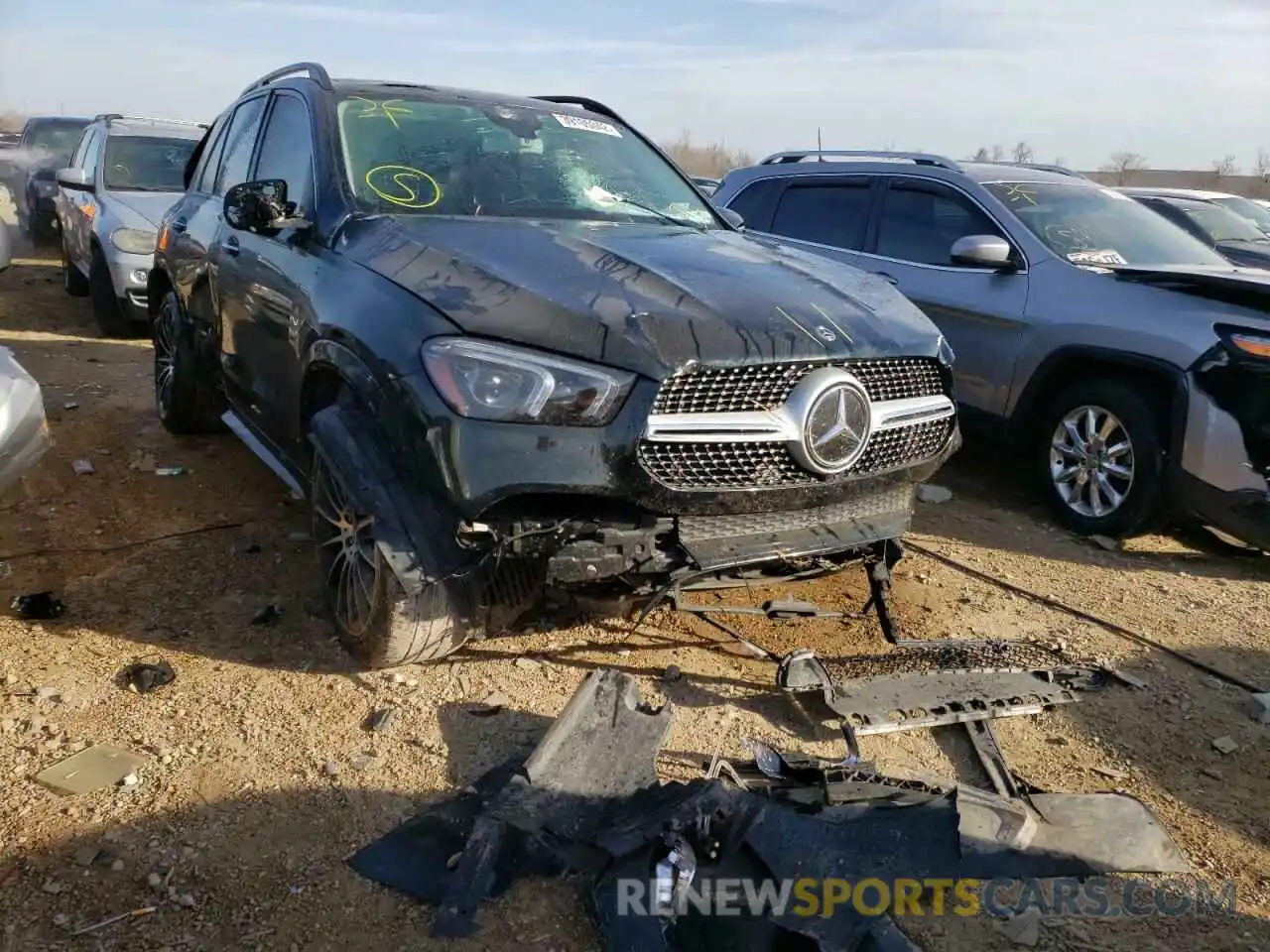 1 Photograph of a damaged car 4JGFB4KB9LA148796 MERCEDES-BENZ GLE-CLASS 2020