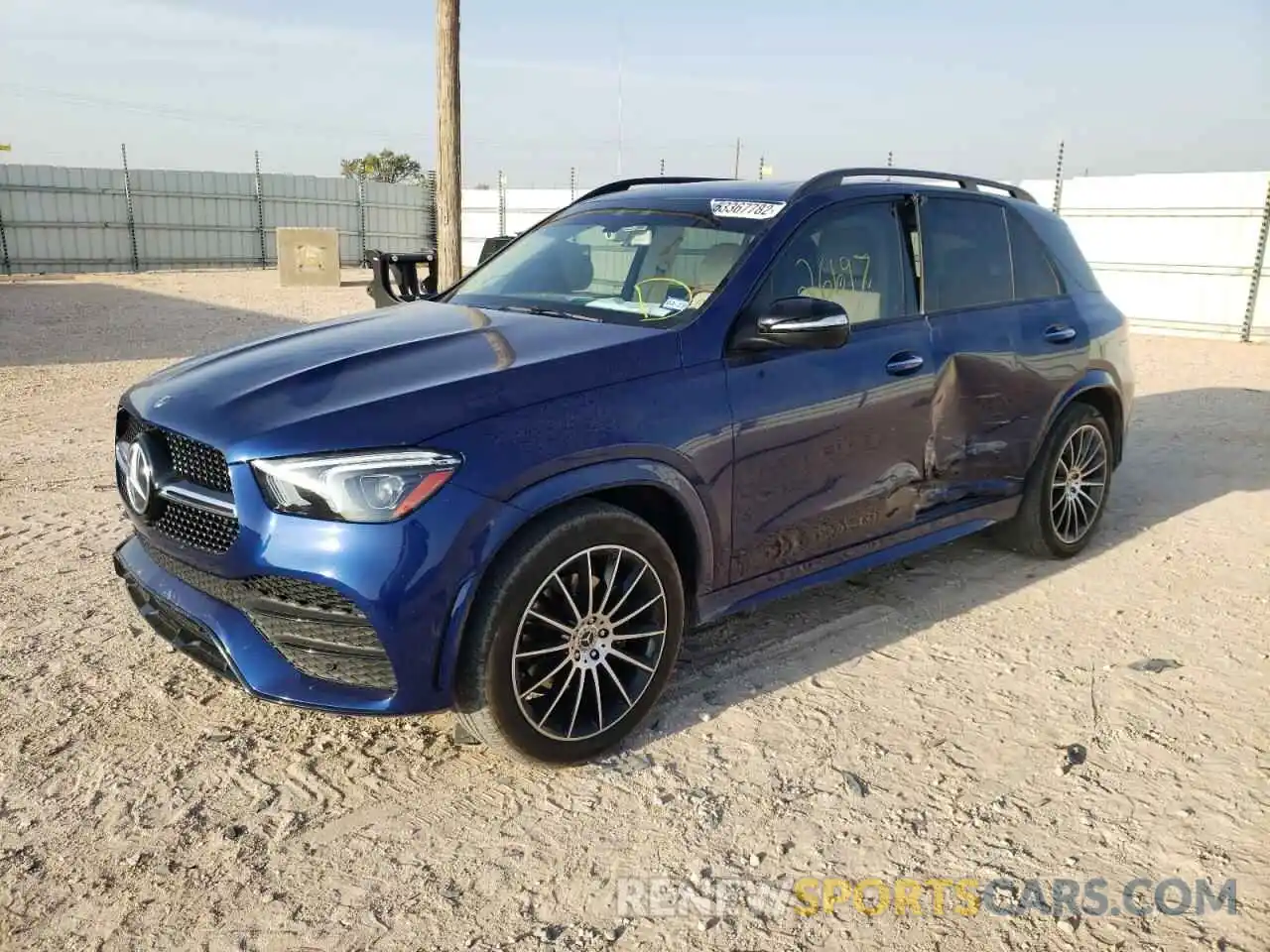 2 Photograph of a damaged car 4JGFB4KB9LA150290 MERCEDES-BENZ GLE-CLASS 2020