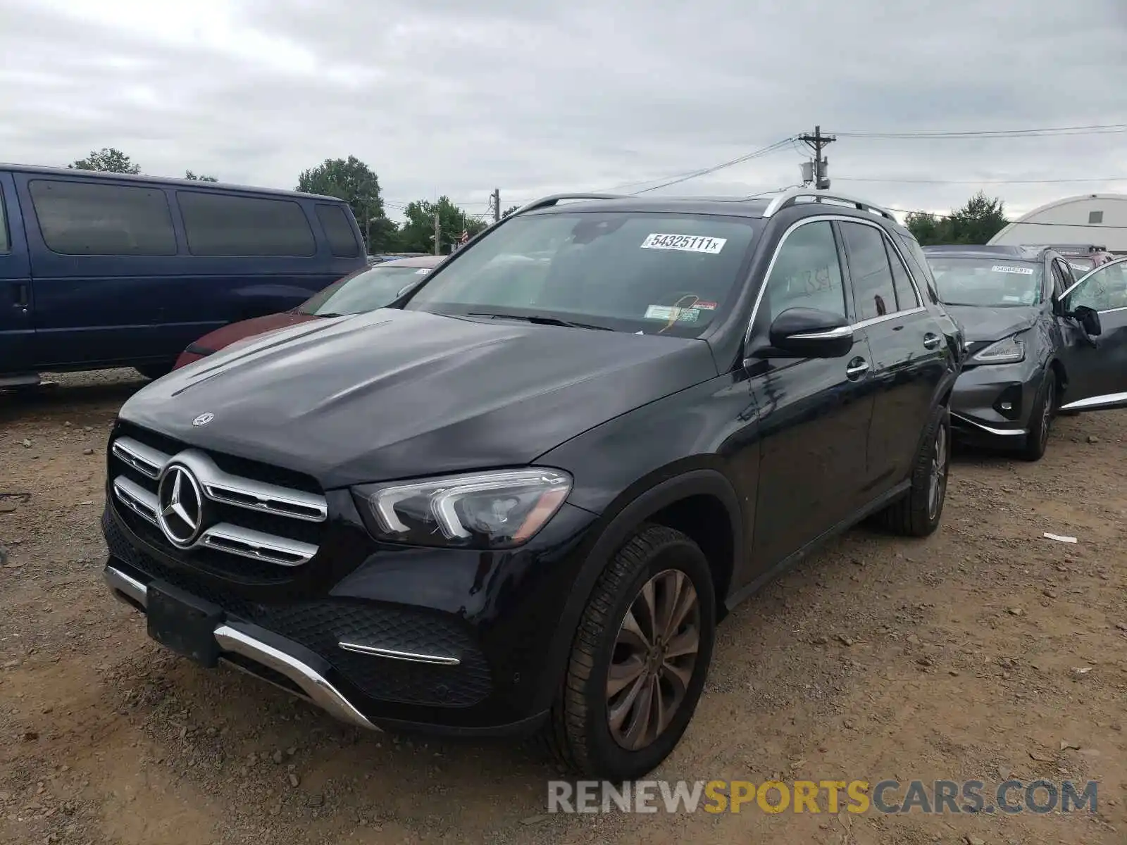 2 Photograph of a damaged car 4JGFB4KB9LA154341 MERCEDES-BENZ GLE-CLASS 2020