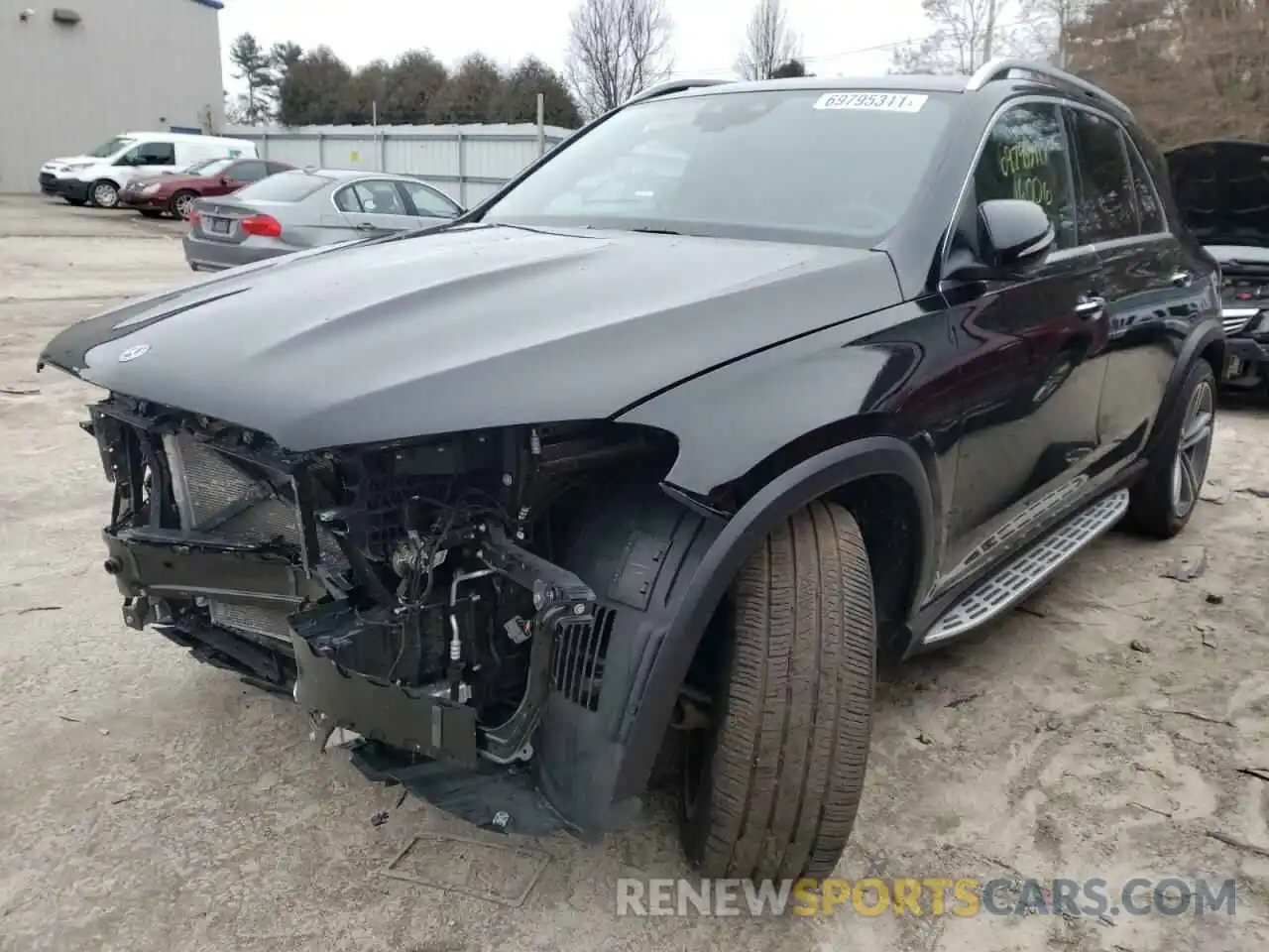 2 Photograph of a damaged car 4JGFB4KB9LA164738 MERCEDES-BENZ GLE-CLASS 2020