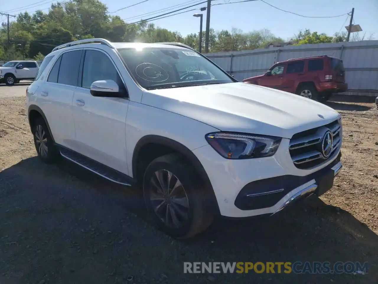 1 Photograph of a damaged car 4JGFB4KBXLA021555 MERCEDES-BENZ GLE-CLASS 2020