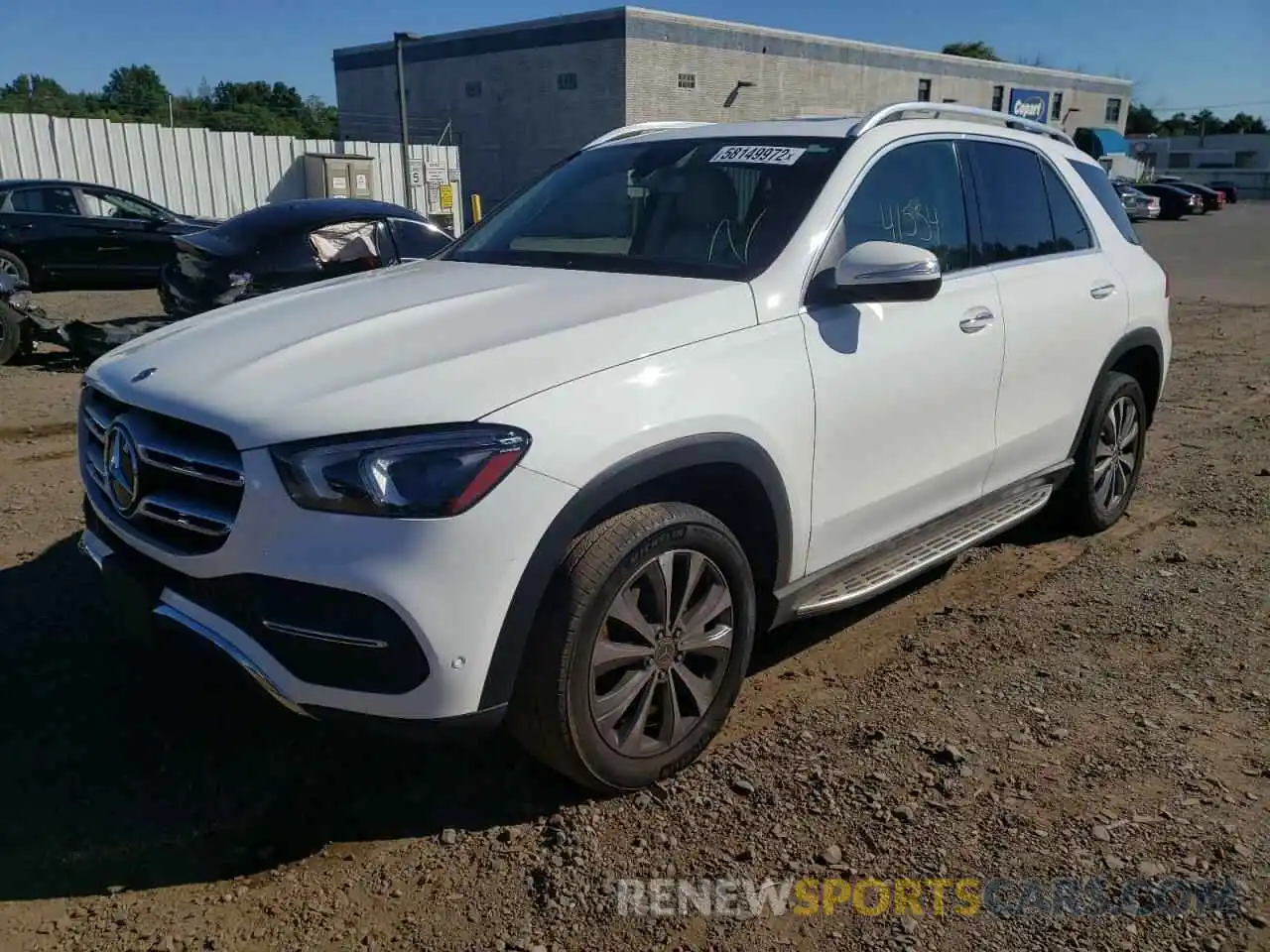 2 Photograph of a damaged car 4JGFB4KBXLA021555 MERCEDES-BENZ GLE-CLASS 2020